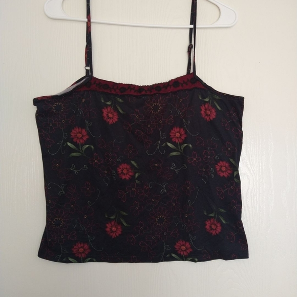 Floral y2k crop top women's M/L - Picture 2 of 4